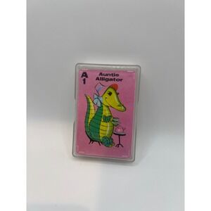 VTG Whitman Animal Rummy‎ Card Game W Hard Plastic Case 1960s Missing 1 Card